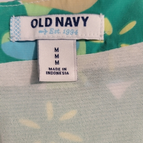 Old Navy Floral Geometric Retro Shift Dress - Picture 5 of 7